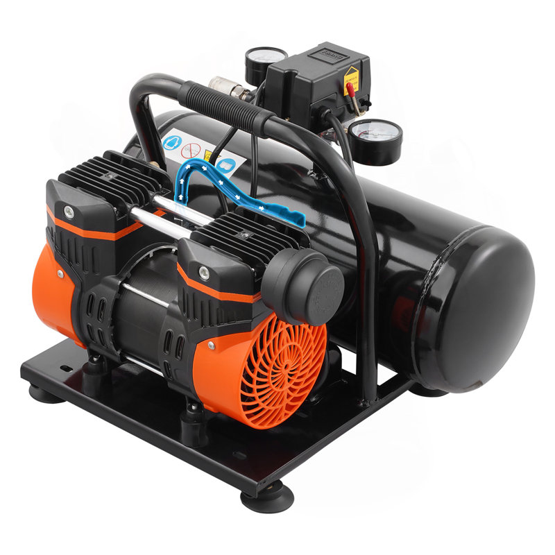 Compresseur d'air portatif compact sans huile 2 gallons 8Bar