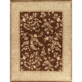 Hand Knotted Oriental Area Rug in Brown/Beige
