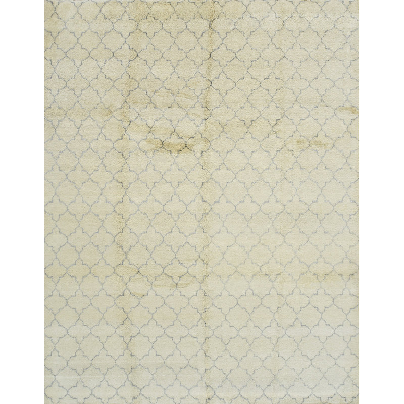 Hand Knotted Wool Geometric Indoor Rug