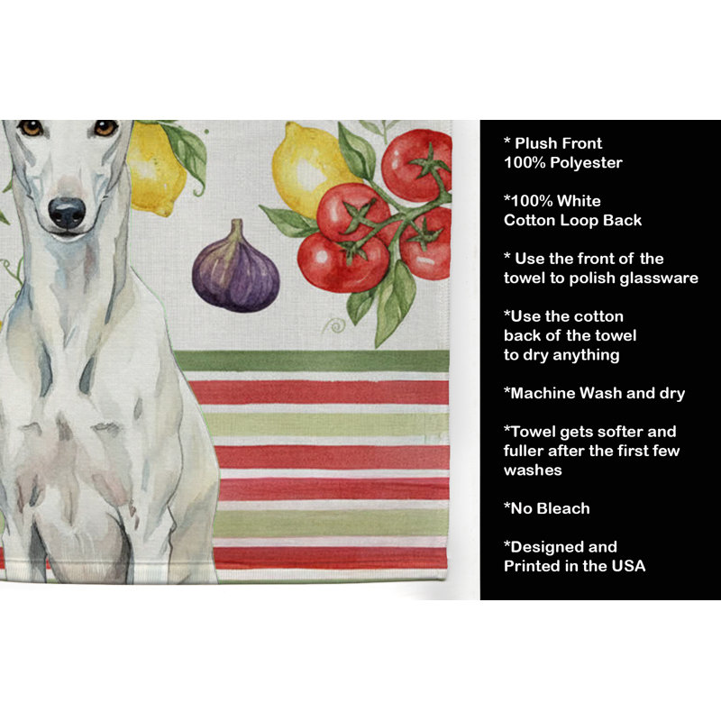 Serviette de cuisine White Greyhound, White Greyhound