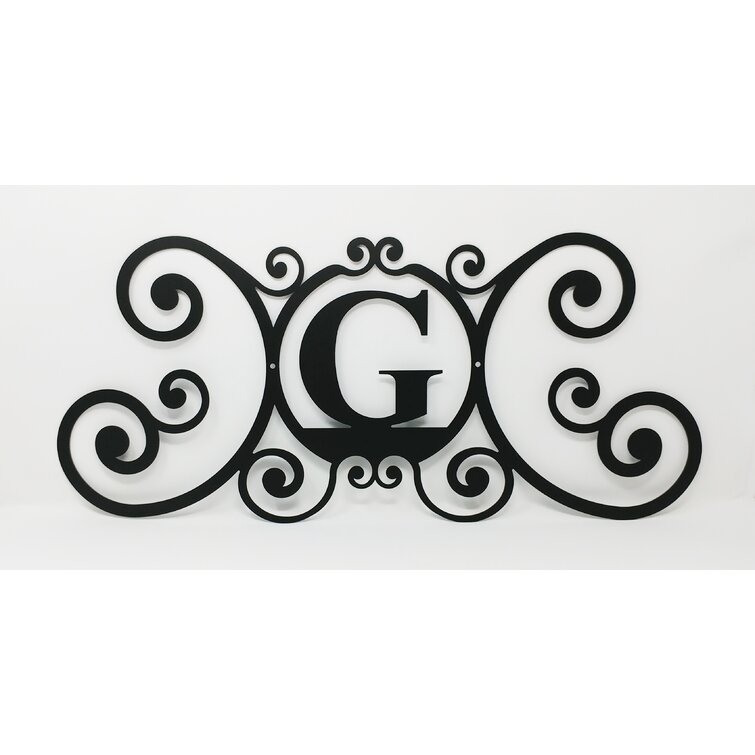 Village Wrought Iron Letter G