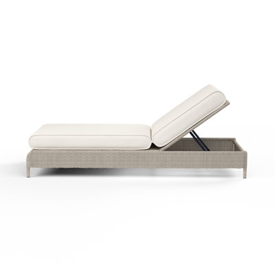Manhattan Outdoor Resin Wicker Chaise Lounge