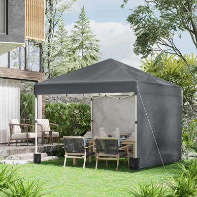 Theroux 2.90m x 2.90m Steel Pop-Up Gazebo