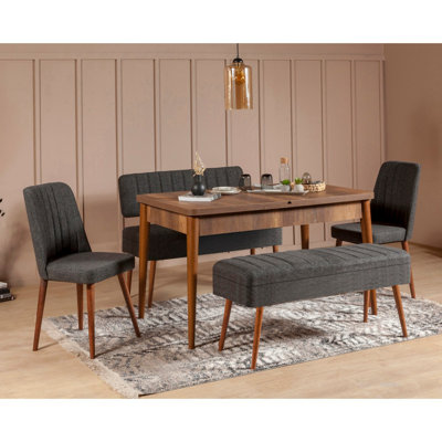 Manningtree 4 -Person Extendable Dining Set