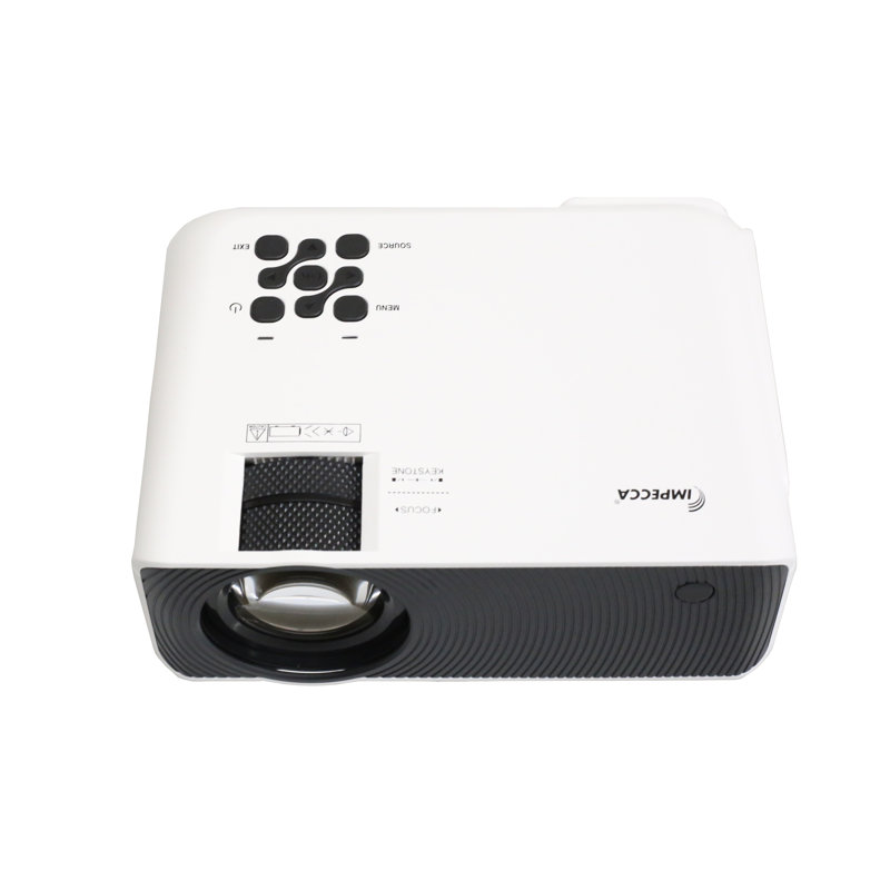 Impecca USA Home Theatre Projector 7000 Lumens Portable Projector with Remote Included