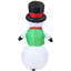 Bonhomme de neige gonflable Holly Jolly