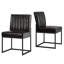 Chaise d'appoint rembourrée en similicuir-657244544-704120122
