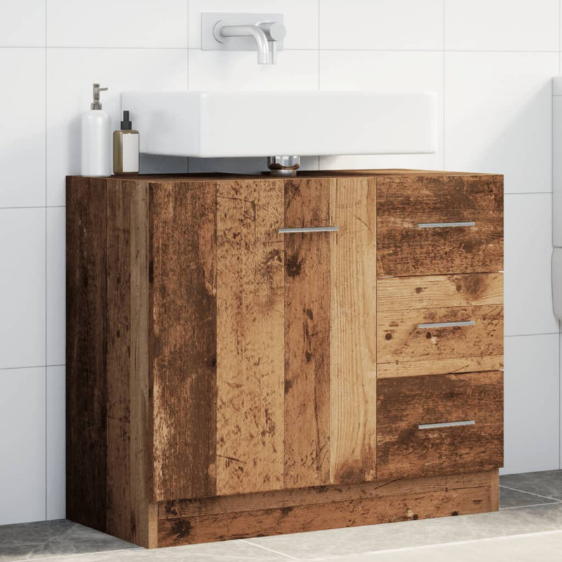 Elioth Freestanding Bathroom Cabinet, Old Wood