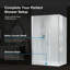 OVE Decors Pasadena 45 7/16 To 47 3/8 In. W X 72 In. H Alcove Frameless Pivot Shower Door , 2025-110692735