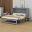 Grand lit escamotable gris avec ports USB et tablettes, lit mural en bois peu encombrant pour chambre d'amis-1495700745-1495700740