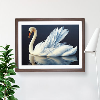 Fabulous Swan - Single Picture Frame Painting