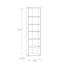 Frogerth 197.5cm H Standard Bookcase-582373654-582373655