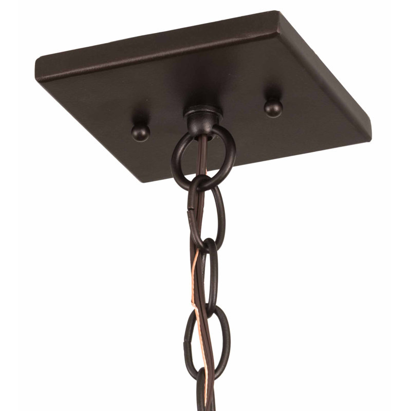 Luminaire suspendu géométrique 1 lumières simple Yeates, H 60 po x l 17 po x P 17 po