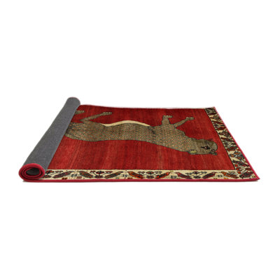 Tapis traditionnel orange / beige