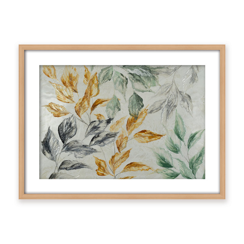 Nature Inspired "Muted Radiance" Canvas Wall Art By , 12" H x 16" W, Framed Print, Black