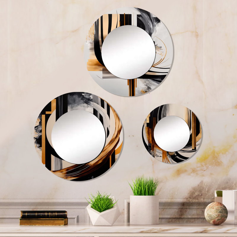 Kaory Metal Round Mirror