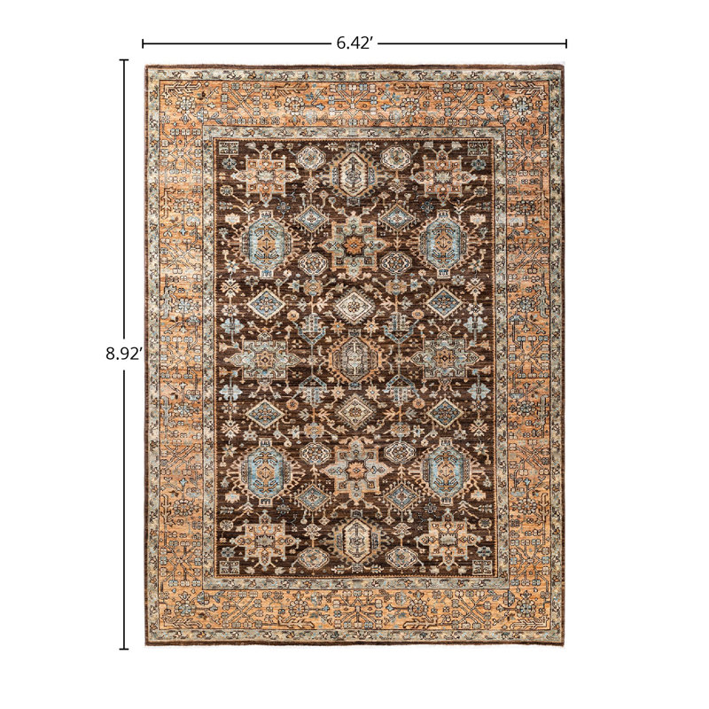 Serapi One-of-a-Kind 6' 5" x 8' 11" Hand Knotted Area Rug