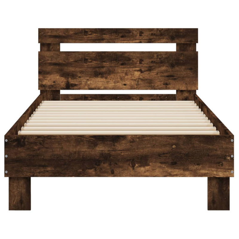 Hombach Bed Frame, Smoke Oak