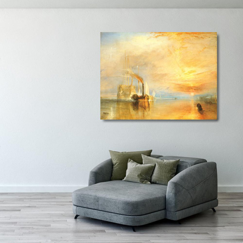 « Fighting Temeraire », imprimé sur toile, H 28 po x l 37 po