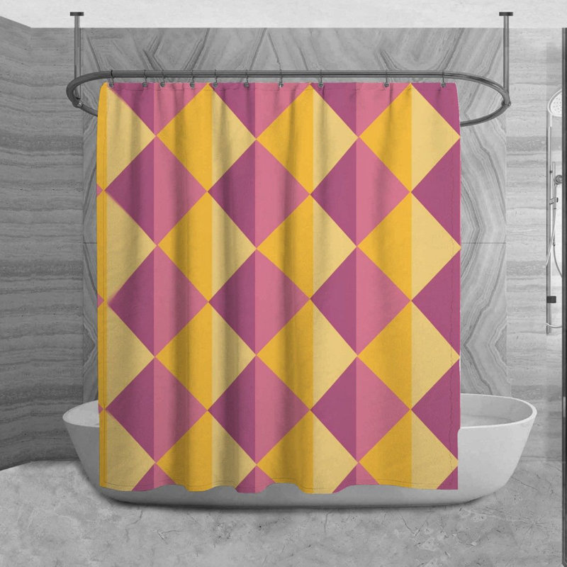 Rideau de douche Mcchargue Argyle, H 84 po x l 70 po