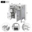 Meuble-lavabo de 30 po avec lavabo supérieur, meuble-lavabo moderne avec 2 tiroirs et tiroir escamotable, meuble-lavabo simple-663778294