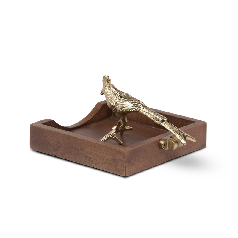 Crested Bird Napkin Holder