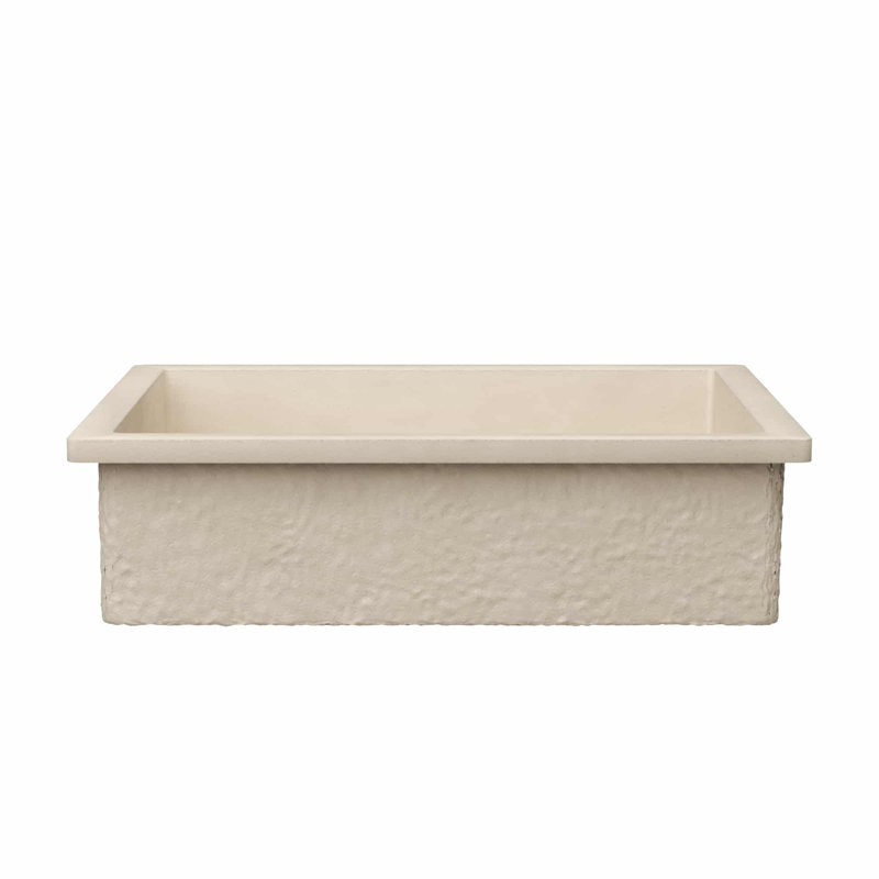 Anacapa 21" Concrete Rectangular Undermount Bathroom Sink, Sand