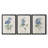" Farmhouse Periwinkle I " 3 - Pieces-69983407-69983410
