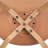 Dining Chairs Set Of 4, Mid-Century Modern Dining Chairs With PU Leather Seat Cushion, Ergonomic Molded Plastic Shell Chair With Solid Beech Wood Legs, Armless Kitchen Side Chairs For Dining Room, Living Room, Office-1361292376