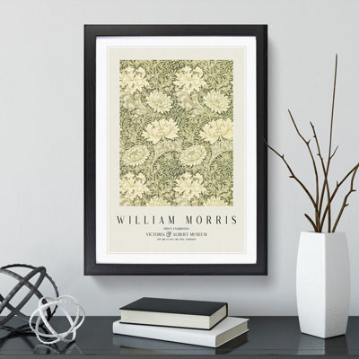 Chrysanthemum by William Morris - Framed Print