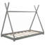 Lit plateforme simple avec structure triangulaire-529415927