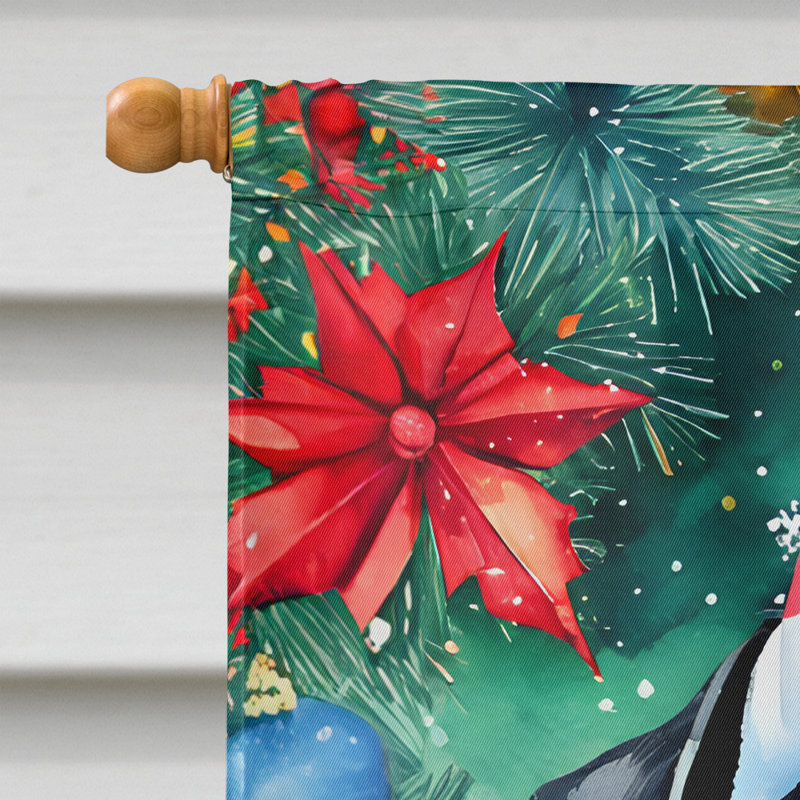 Double Sided Polyester Christmas, 40'' H x 28'' W
