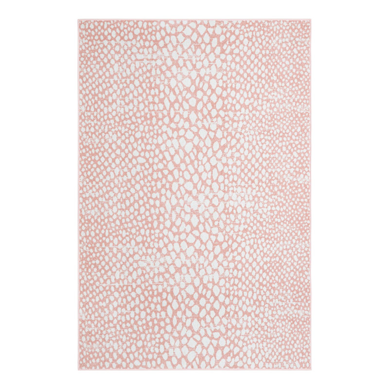 Tapis rose à motif animalier Langley Street®, Rectangle 5 pi 3 po x 8 pi