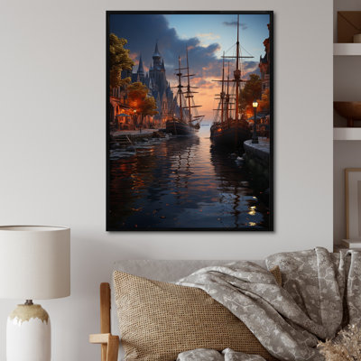 Helden, Allemagne, vue sur le port
