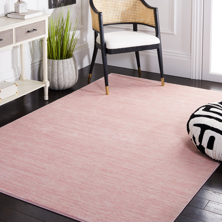 Chamberland Machine Made Power Loom Polypropylene Area Rug in Pink