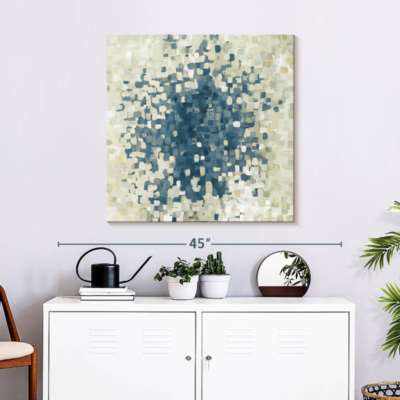 Summer Blocks Blue, 30" H x 30" W