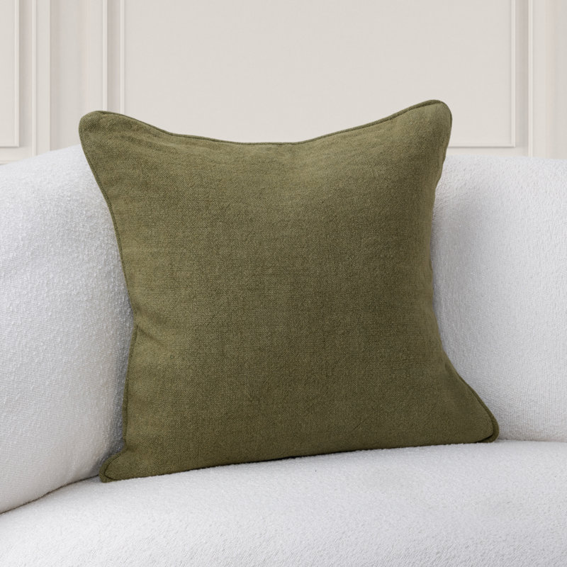 Bedford Linen Fabric Throw Pillow