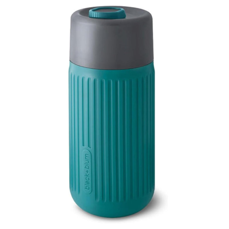 Black+Blum Glass Travel Cup 340ml, Blue