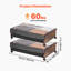 Sacs de rangement sous le lit avec roulettes 25,6 x 18,1 x 7,1 pouces
