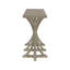 Console en U 59,8 po en bois avec plateau en placage de chêne-822359284