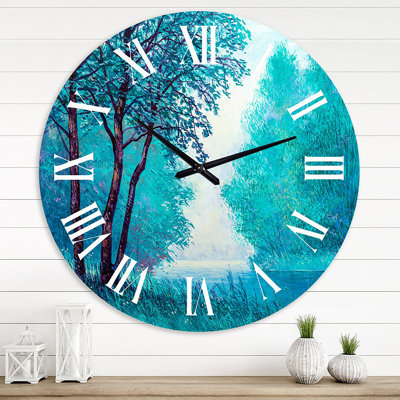 Horloge murale Lake House