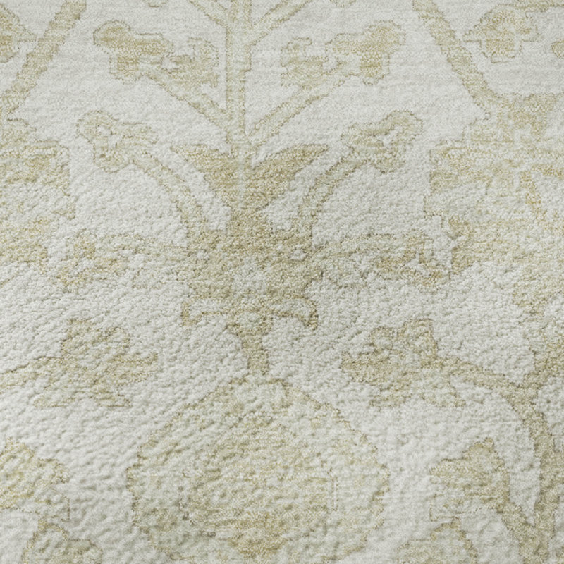 Premium Machine Washable Mayfield Arabesque Rug, Rectangle 3' x 5'