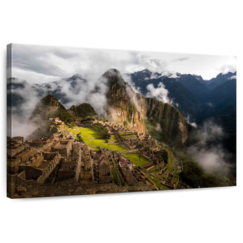 Lilie Machu Picchu nuages, H 32 po x l 48 po