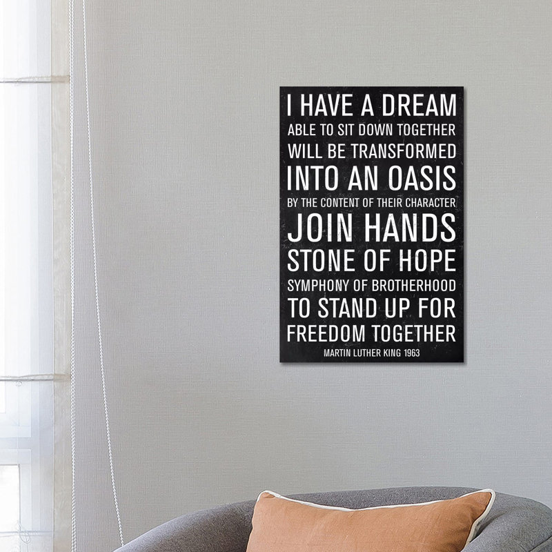 Martin Luther King Speech by PI Studio - Wrapped Canvas Print, 66.04 cm H x 45.72 cm W x 3.175 cm D