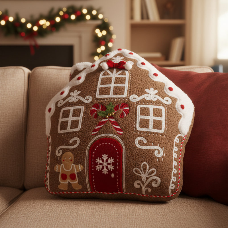 Brown Throw Cushion
