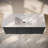 Cascade 48" Wall-Mounted Bathroom Vanity In Black With Sink Top-2036315488-2036315292-2036315295