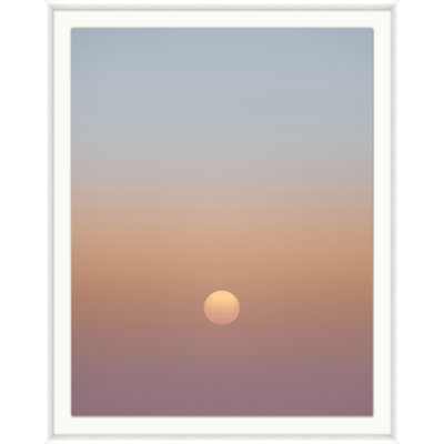 Hazy Sun 2 Framed Photographic Print