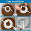 Simmeon Metal Lamp Shade Reducer Ring For ES/E27 To BC/B22 Plate Light Fitting Lampshade Lighting Kit