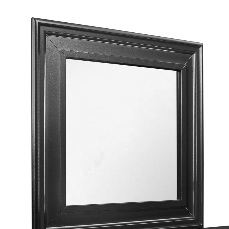 Miroir gris métallique