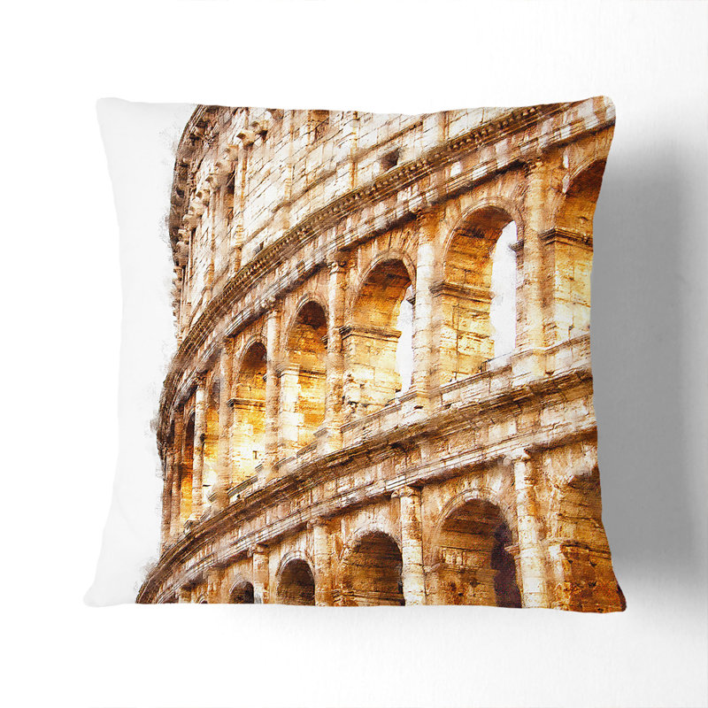Square Cushion, 55cm H x 55cm W x 20cm D, Black